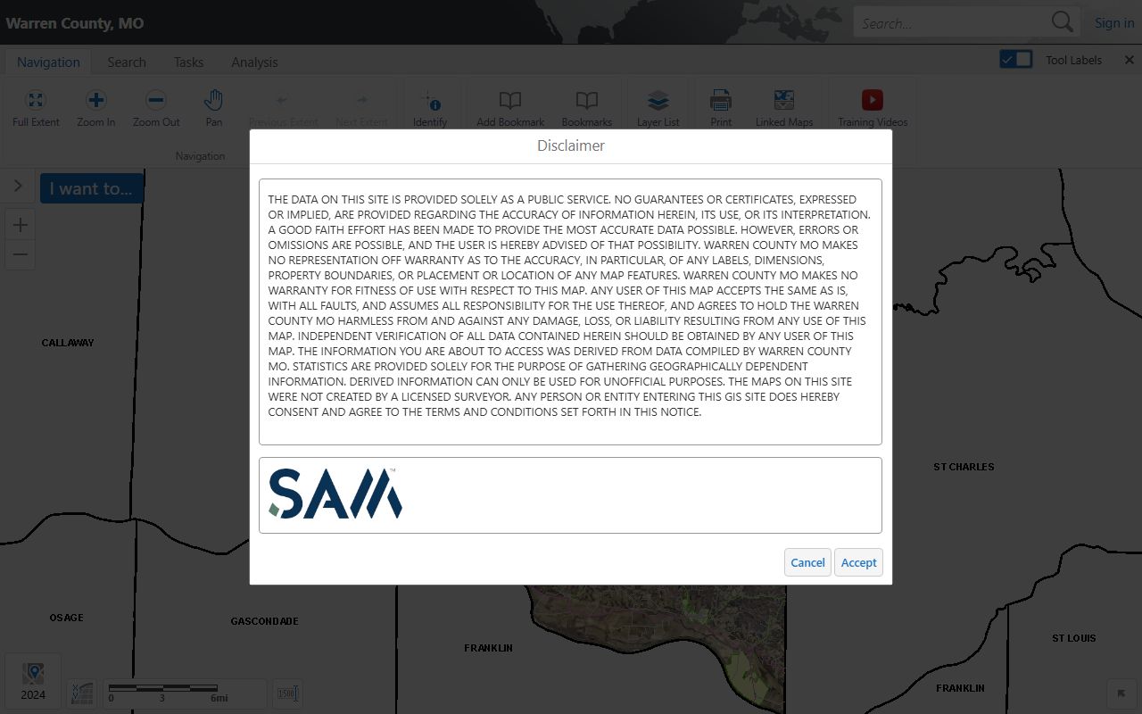 Warren County Missouri property records online search portal